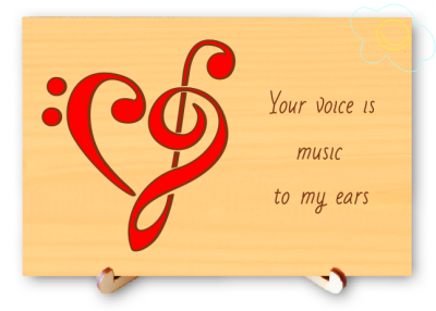 Your Voice is Music to My Ears